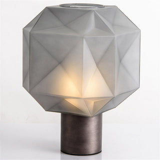 Ivsileth Lampe de Table Art Nordique en Verre Haut de Gamme