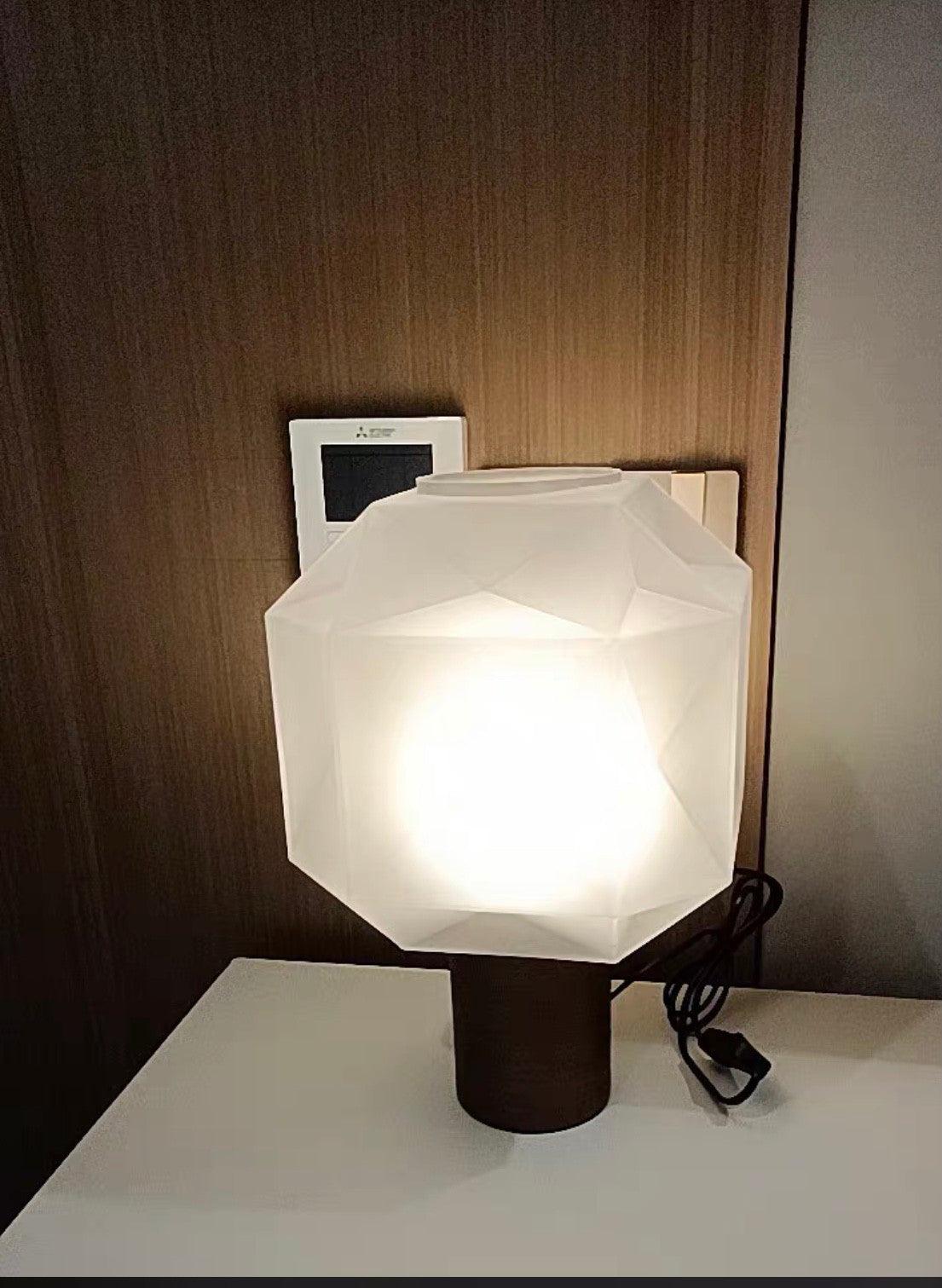 Olveira Lampe de Table Art Nordique en Verre Haut de Gamme