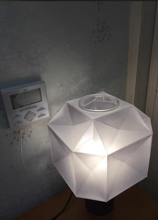 Ivsileth Lampe de Table Art Nordique en Verre Haut de Gamme