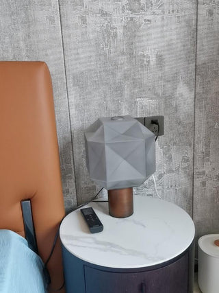 Ivsileth Lampe de Table Art Nordique en Verre Haut de Gamme