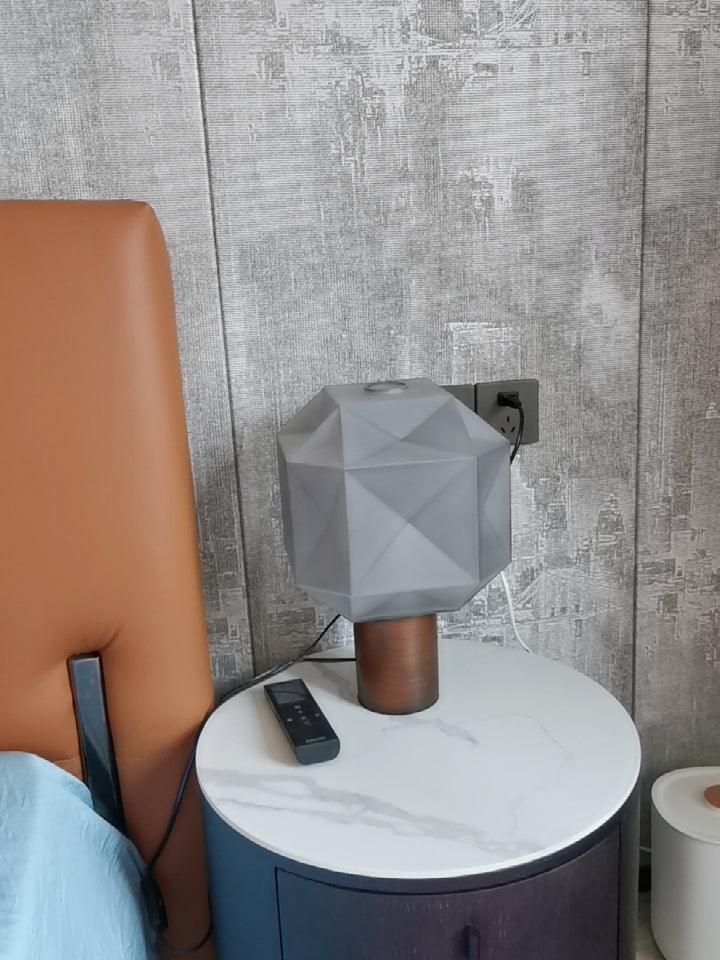 Olveira Lampe de Table Art Nordique en Verre Haut de Gamme