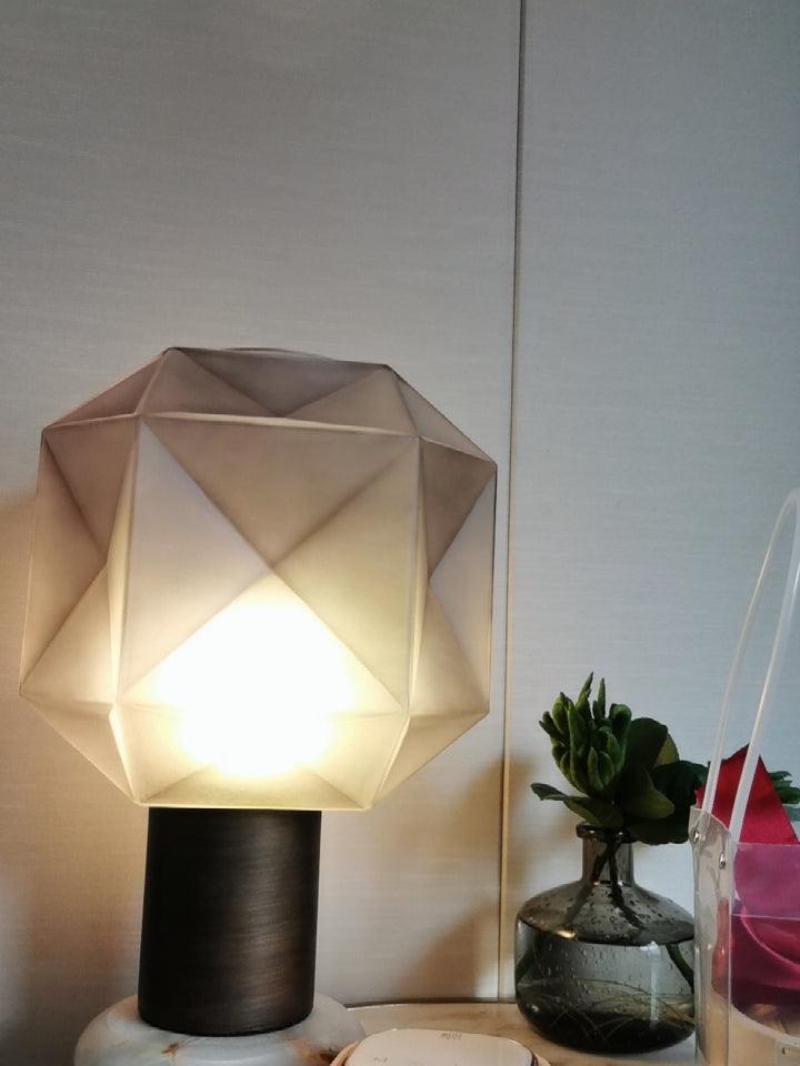 Olveira Lampe de Table Art Nordique en Verre Haut de Gamme