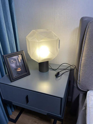 Ivsileth Lampe de Table Art Nordique en Verre Haut de Gamme