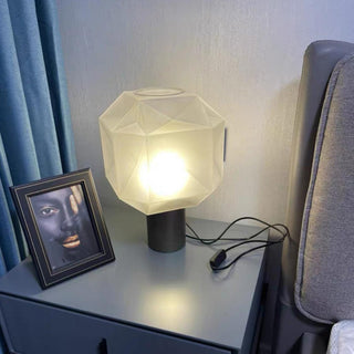 Ivsileth Lampe de Table Art Nordique en Verre Haut de Gamme