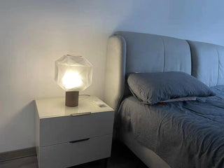 Ivsileth Lampe de Table Art Nordique en Verre Haut de Gamme