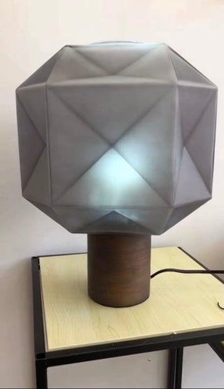 Ivsileth Lampe de Table Art Nordique en Verre Haut de Gamme