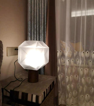 Ivsileth Lampe de Table Art Nordique en Verre Haut de Gamme