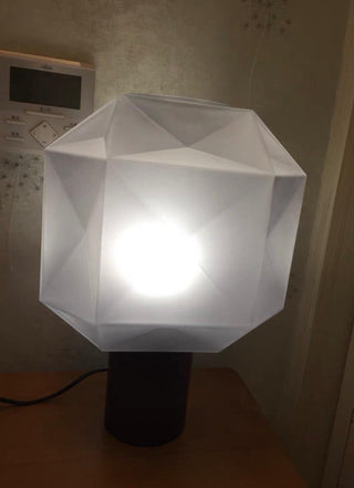 Ivsileth Lampe de Table Art Nordique en Verre Haut de Gamme