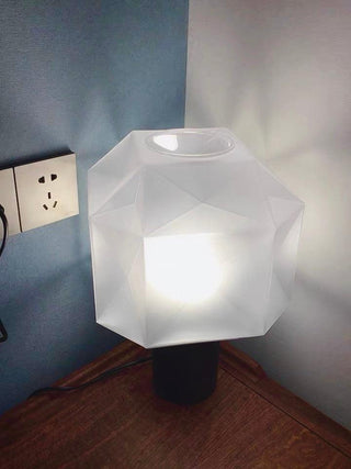 Ivsileth Lampe de Table Art Nordique en Verre Haut de Gamme