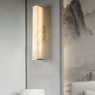 Vithaira Lampe Murale Linéaire en Albâtre