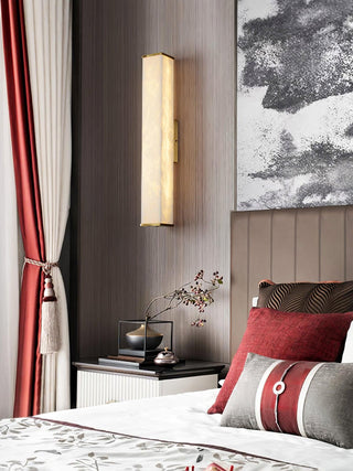 Vithaira Lampe Murale Linéaire en Albâtre