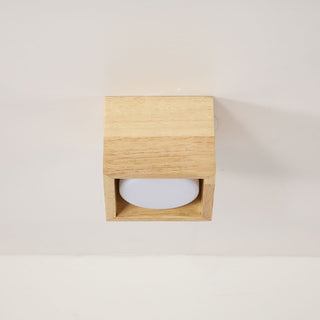 Eliza Minimaliste Bois Plafonnier Lumière