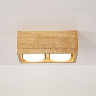 Eliza Minimaliste Bois Plafonnier Lumière