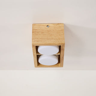 Eliza Minimaliste Bois Plafonnier Lumière