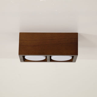 Eliza Minimaliste Bois Plafonnier Lumière