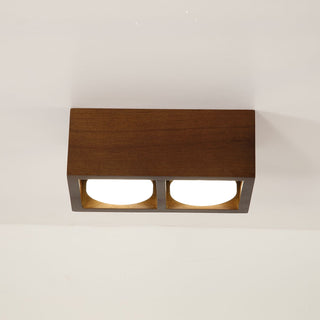 Eliza Minimaliste Bois Plafonnier Lumière