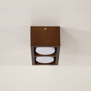 Eliza Minimaliste Bois Plafonnier Lumière