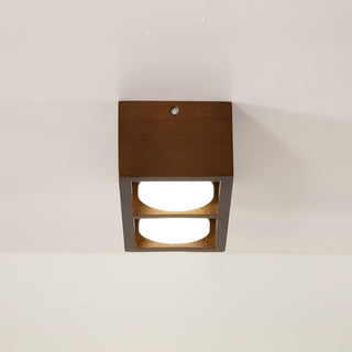 Eliza Minimaliste Bois Plafonnier Lumière