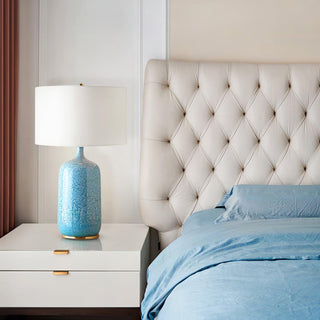 Vintare Lampe de Table en Céramique Tissu