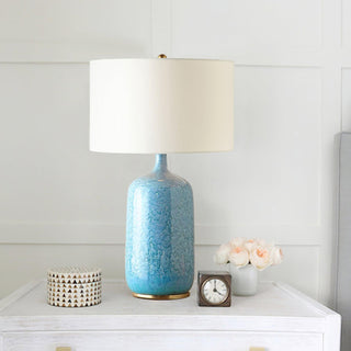 Vintare Lampe de Table en Céramique Tissu