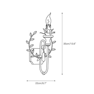 Charm Applique Murale En Bois Et Métal à Créativité Individuelle