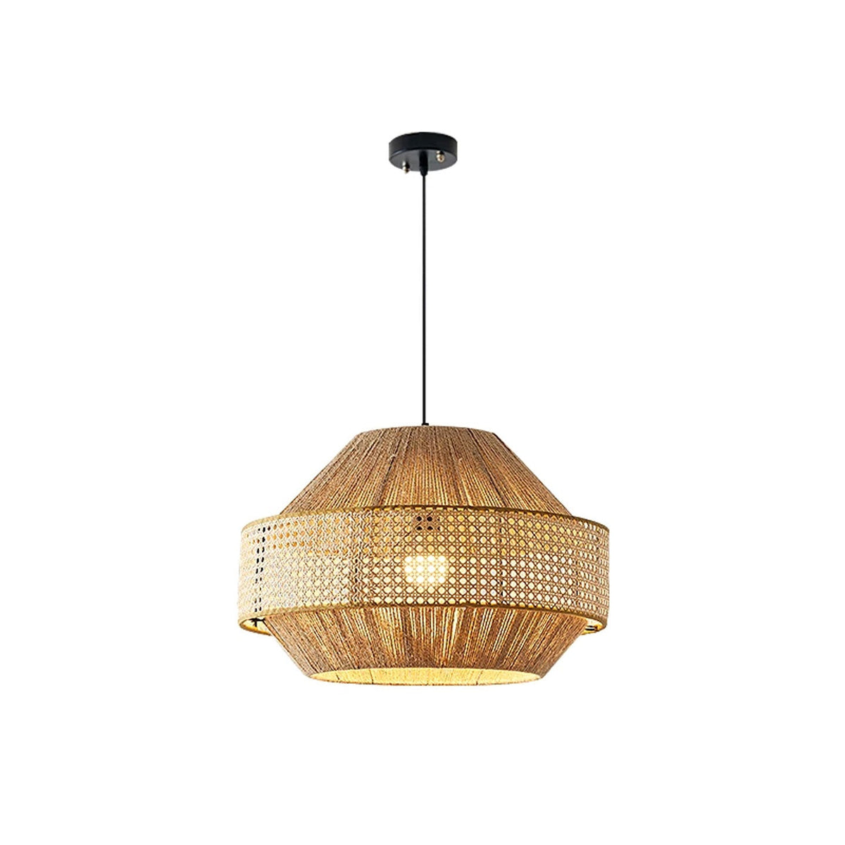 Avelmere Suspension En Rotin Tressé