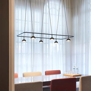Aurora Lustre LED Élégant