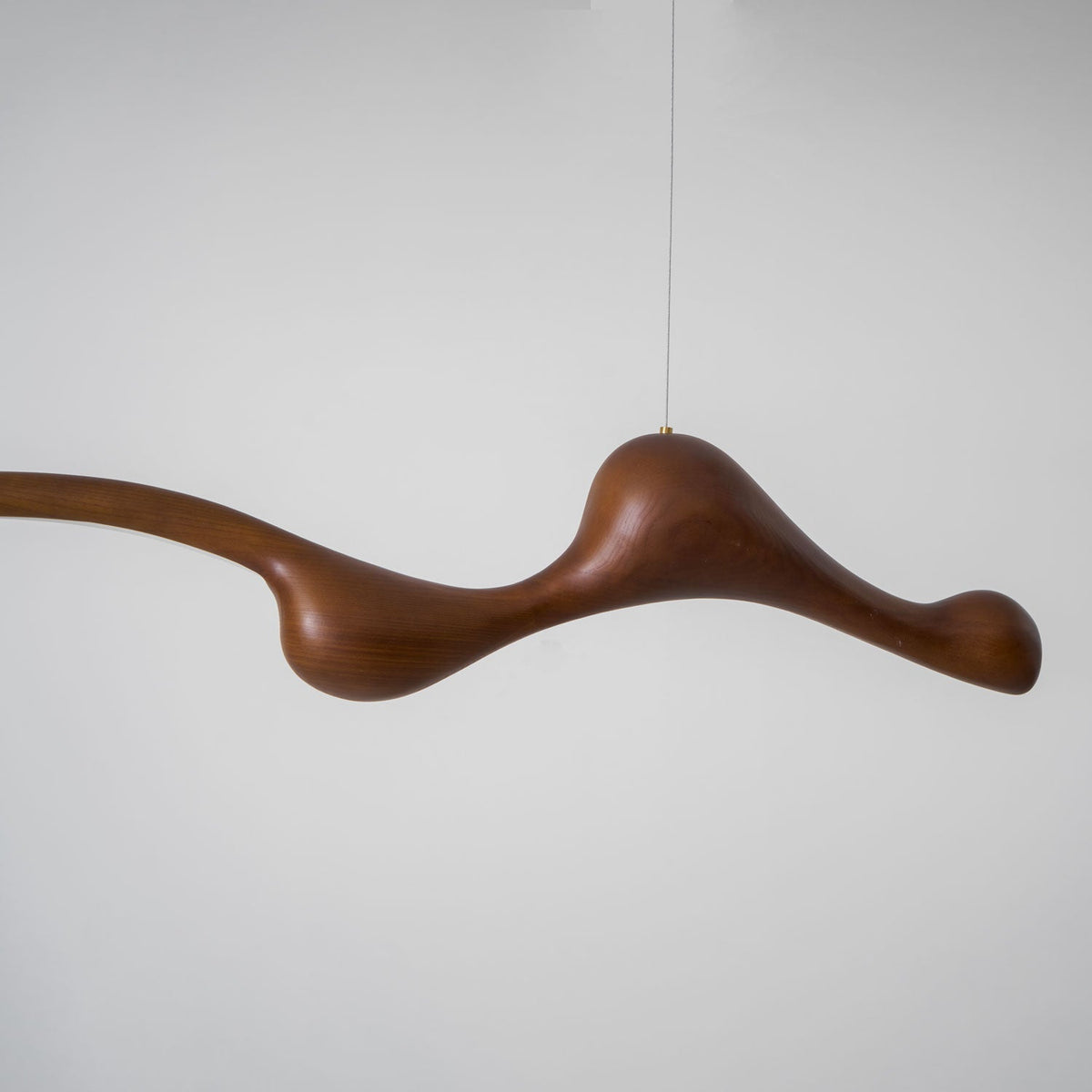 Solarace Lampe à suspension rétro en bois