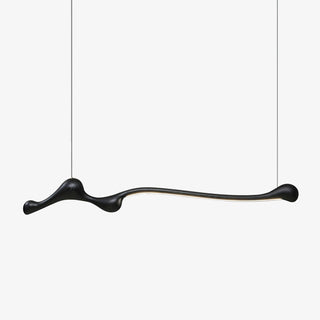Solarace Lampe à suspension rétro en bois