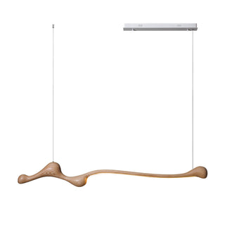 Solarace Lampe à suspension rétro en bois