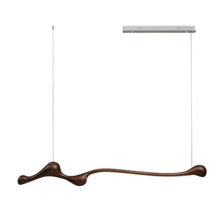 Solarace Lampe à suspension rétro en bois