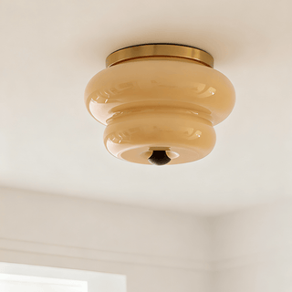 Curvaceous Ceiling Lamp-Neutral Decor