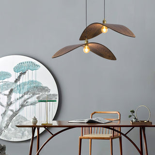 Muto Suspension Incuvré Minimaliste, Metal/Bois, Bois, Chambre