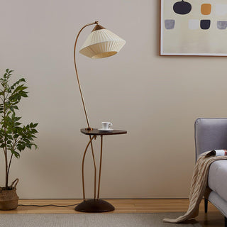 Raviq Lampadaire Vintage en Tissu