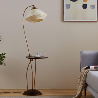 Raviq Lampadaire Vintage en Tissu