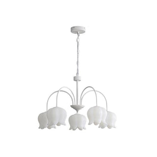 Lustra Lustre Floral Blanc Élégant