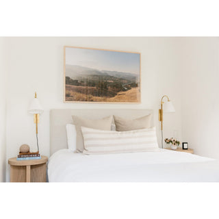 Elan Applique Murale Moderne Minimaliste En Laiton Et Tissu