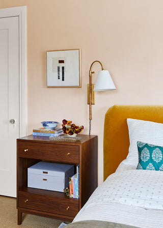 Elan Applique Murale Moderne Minimaliste En Laiton Et Tissu
