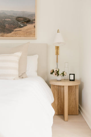 Elan Applique Murale Moderne Minimaliste En Laiton Et Tissu