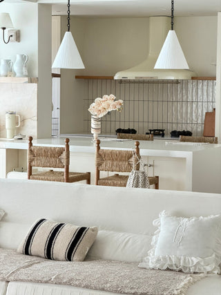 Cuspide Plaster Cone Pendant Light-Neutral Decor