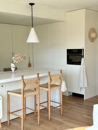 Cuspide Plaster Cone Pendant Light-Neutral Decor