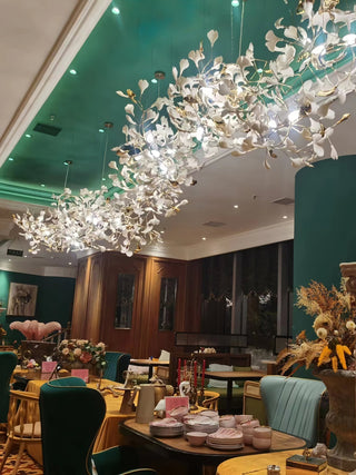 Olivia Céramique Gingko Feuille Lustre
