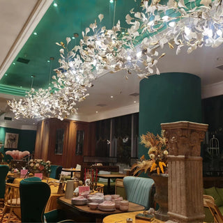 Olivia Céramique Gingko Feuille Lustre