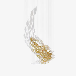Vamararae Feuille Verre Cascade Lustre