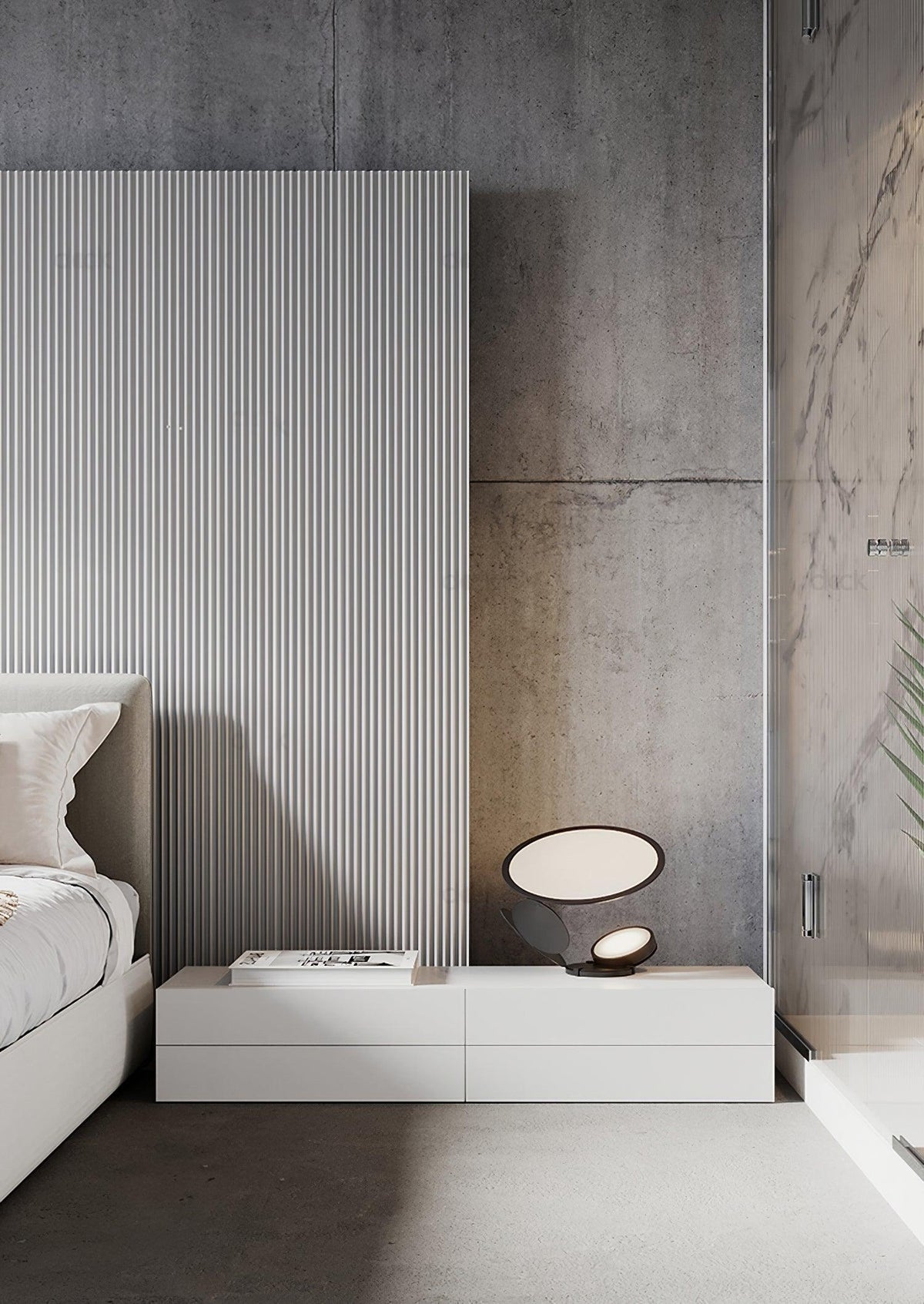 Andrew Contemporary Table Lamp-Neutral Decor