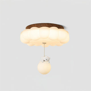 Quen Plafonnier ludique ourson et gâteau pour chambre d’enfant