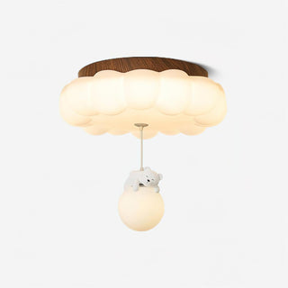 Quen Plafonnier ludique ourson et gâteau pour chambre d’enfant
