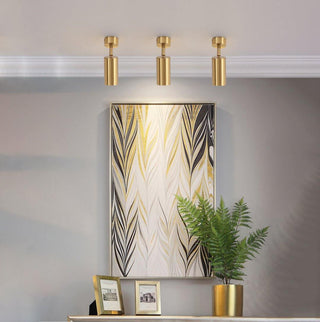 Cacaryra Plafonnier Moderne Minimaliste en Laiton