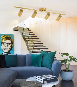 Cacaryra Plafonnier Moderne Minimaliste en Laiton