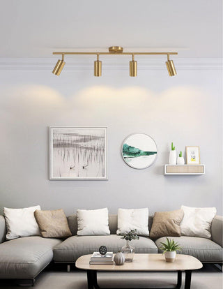 Cacaryra Plafonnier Moderne Minimaliste en Laiton
